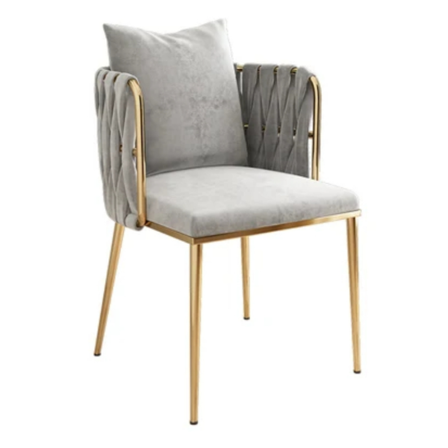 Silla Velvet Patas Doradas  8