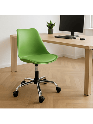 Silla Tulip de Escritorio para Manicure y Salón de Belleza 