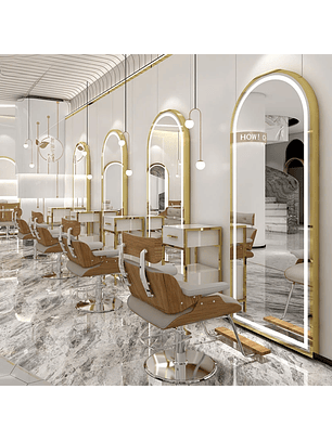 Espejo Luz LED Estética Peluqueria Piezas y Mas 170x70