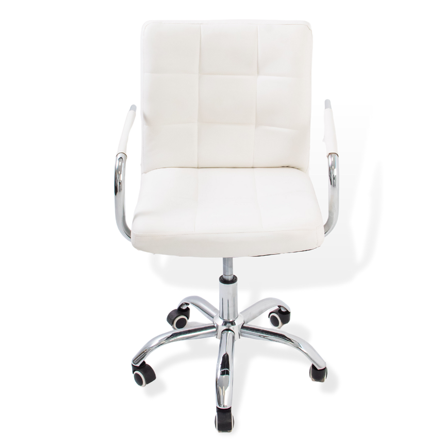 Silla de Escritorio Sila Blanca con Ruedas 3