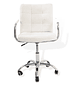 Silla de Escritorio Sila Blanca con Ruedas - Miniatura 2