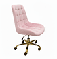 Silla Botón Escritorio Rosa - Miniatura 3