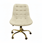 Silla Botón Escritorio Beige - Miniatura 3