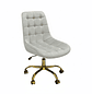 Silla Botón Escritorio Gris - Miniatura 3