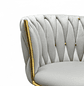 Silla Botón Trenza Gris - Miniatura 3