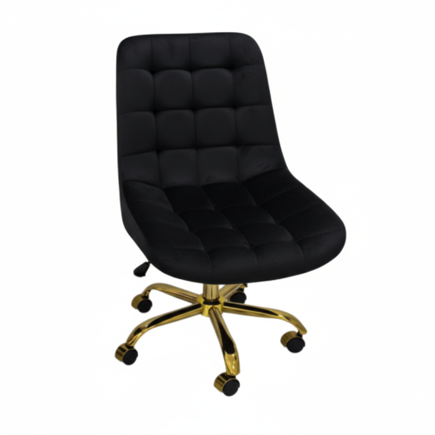 Silla Botón Escritorio Negro 3
