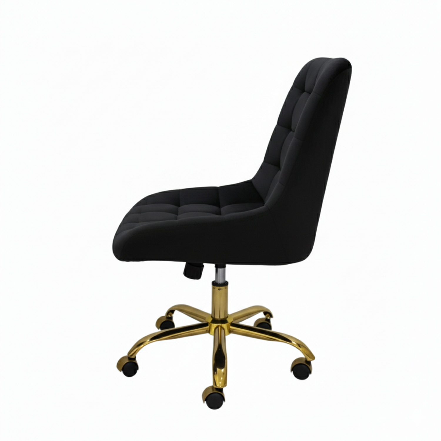 Silla Botón Escritorio Negro 4