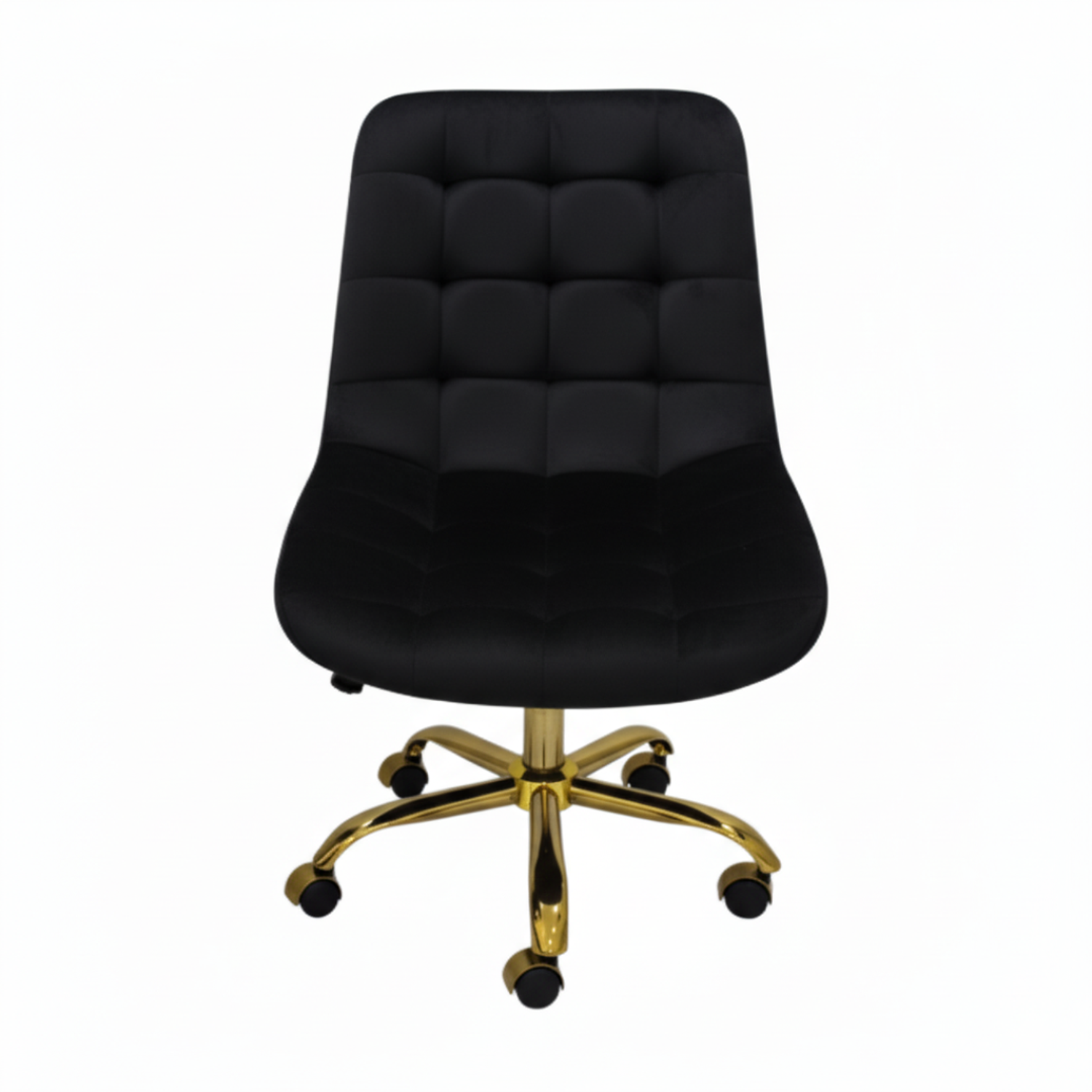 Silla Botón Escritorio Negro 5