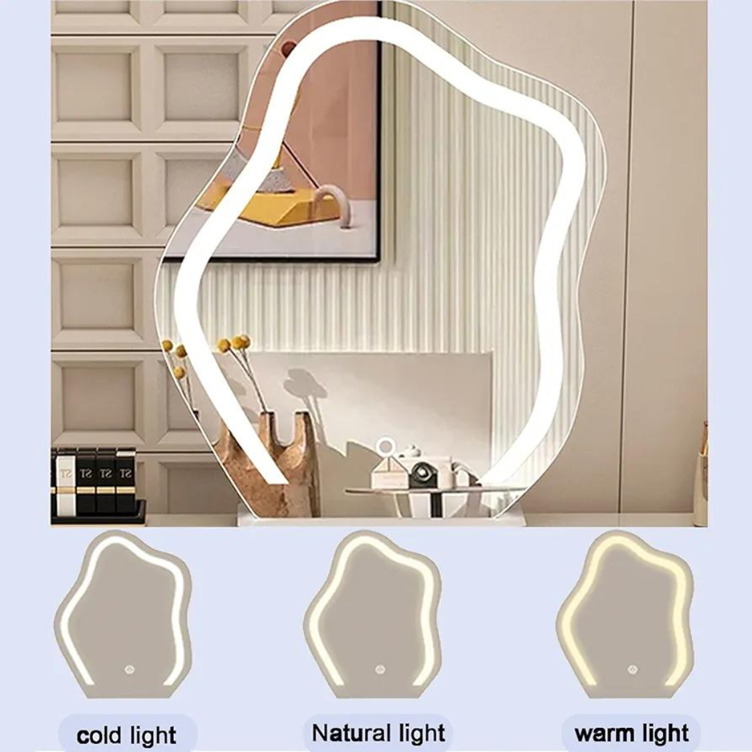 Tocador con Luz Led Ideal para Habitación  3