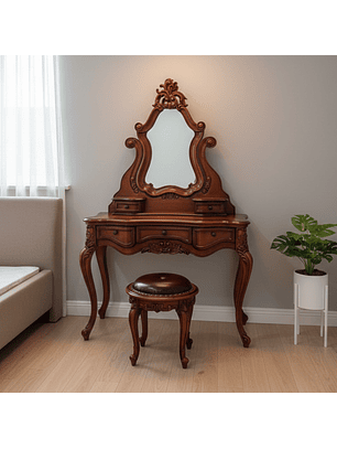 Tocador de Madera Clásico 