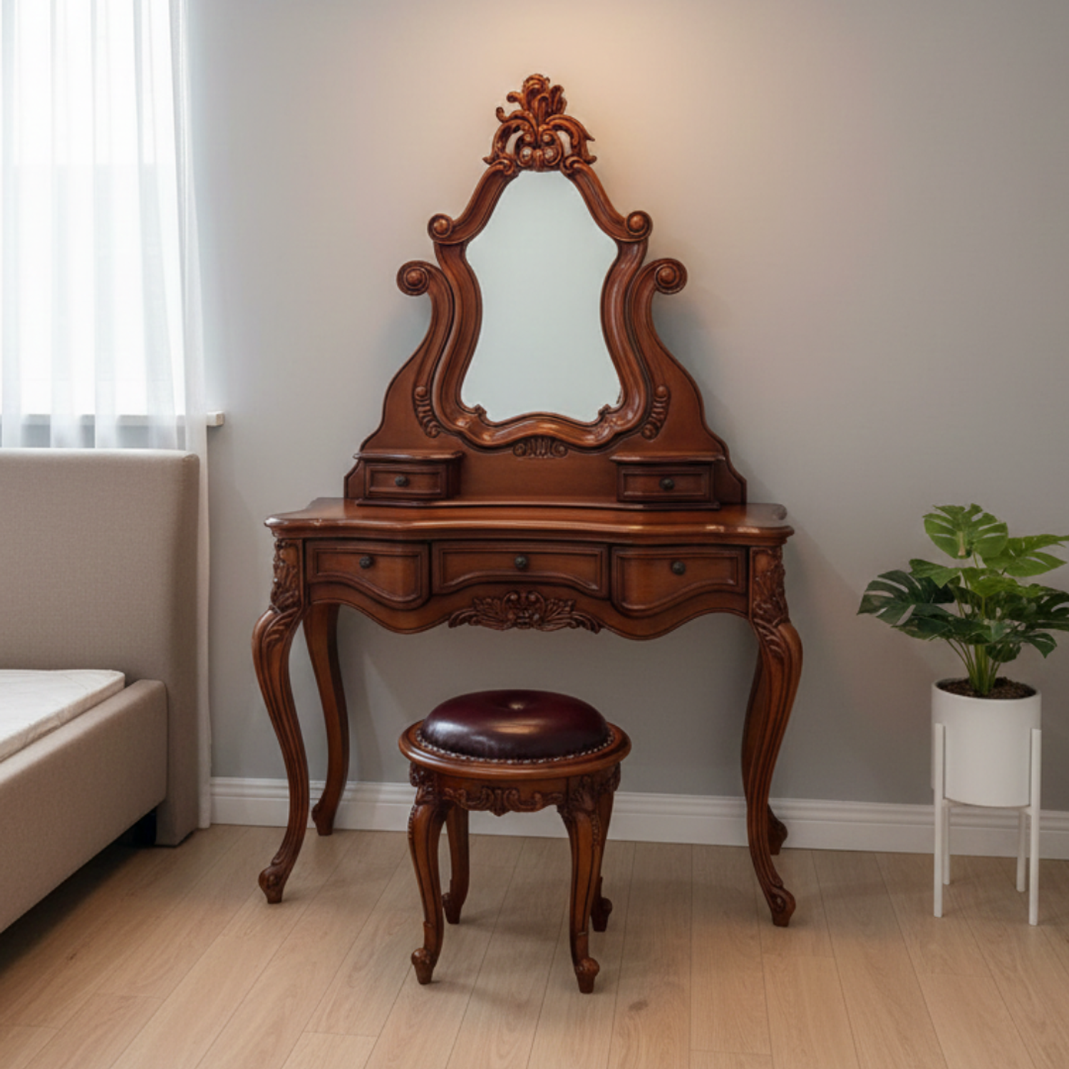 Tocador de Madera Clásico  2