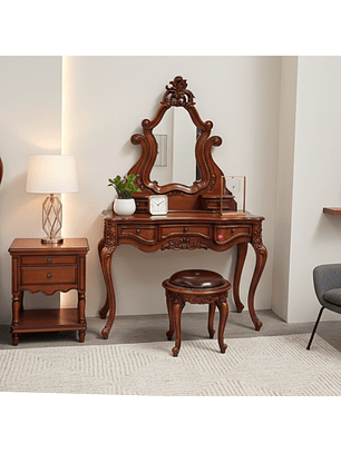 Tocador de Madera Clásico 