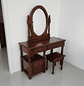 Tocador con Espejo Clasico Caoba  - Miniatura 3