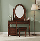 Tocador con Espejo Clasico Caoba  - Miniatura 4