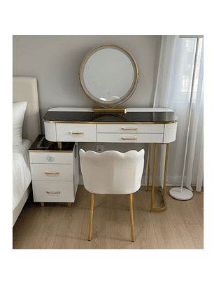 Tocador Smart con Luce Led Parlante Y Cargador Inalámbrico 