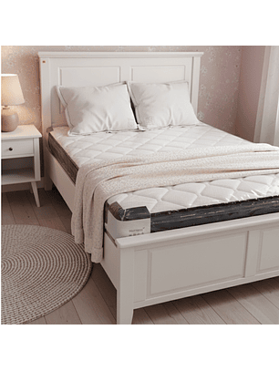 Cama Europeo Estilo Americana en Color Blanco