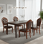 Juego de Comedor Capitoné de 4 Sillas  - Miniatura 1