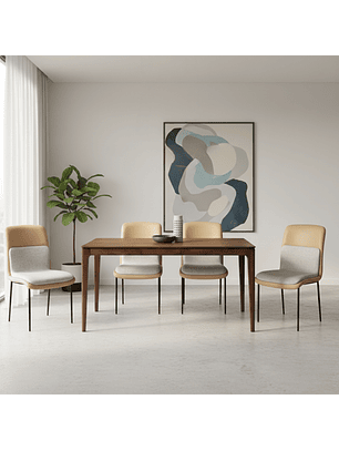 Juego de Comedor de 4 y 6 Sillas Modernas 