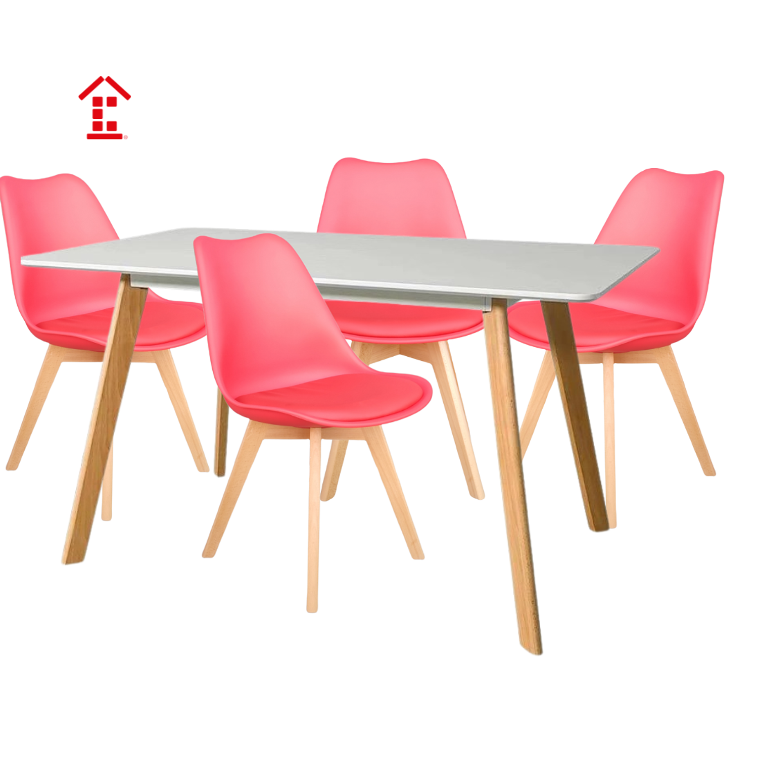 Comedor Tulipan Rectangular de 4 Puestos 16