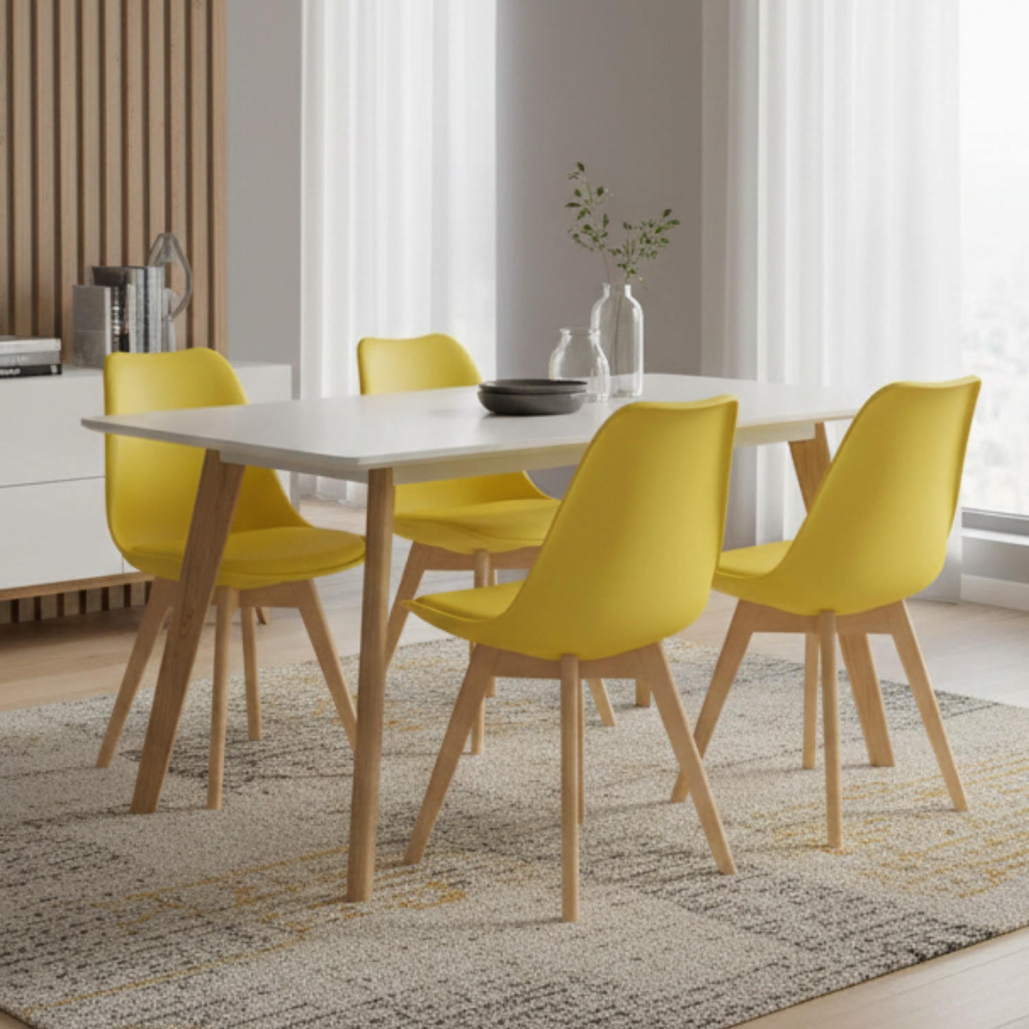 Comedor Tulipan Rectangular de 4 Puestos 1