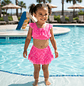 Traje de Baño Vestidos Rosa con Pantaloncillo Debajo - Miniatura 1