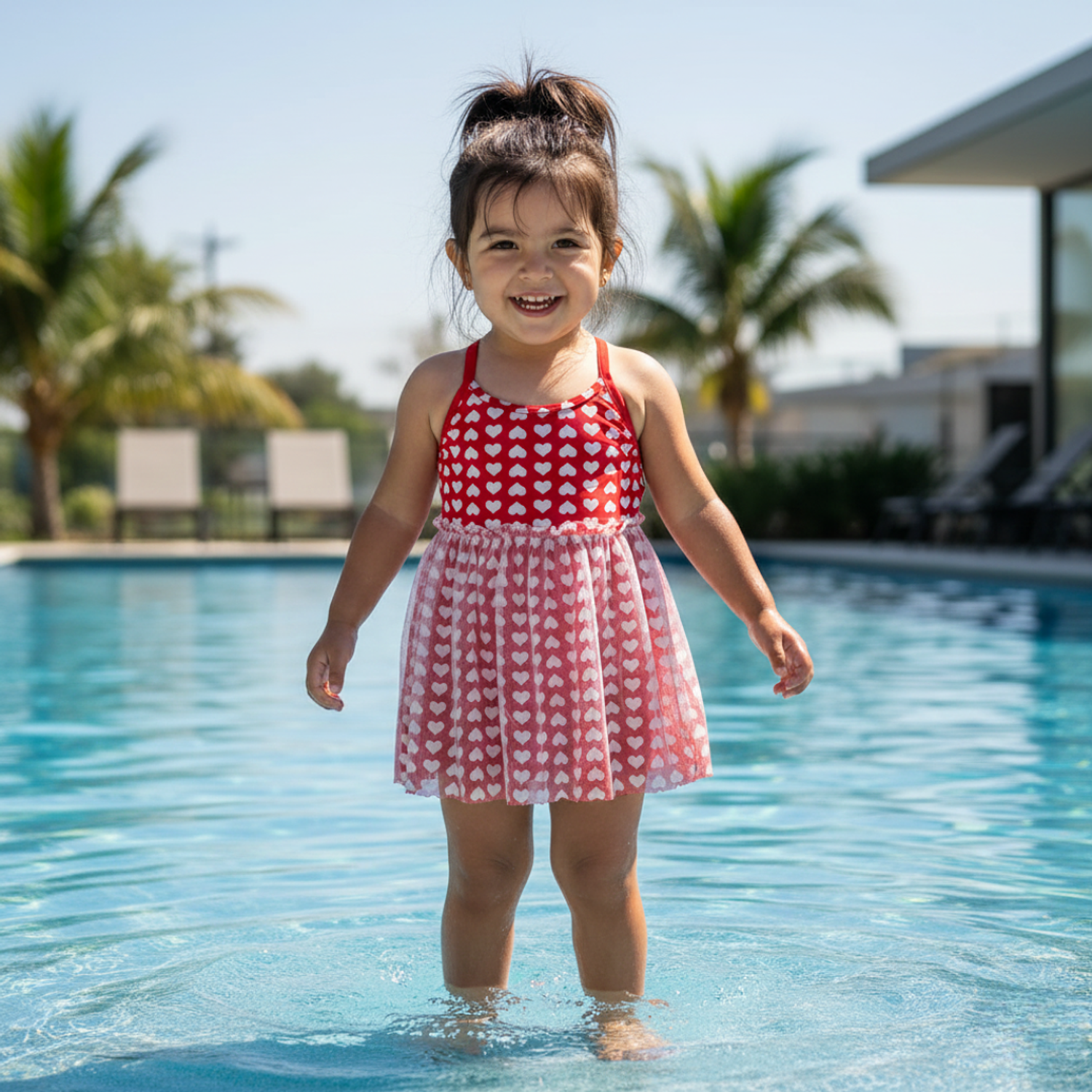 Traje de Baño Vestido de Baño para Niñas 1