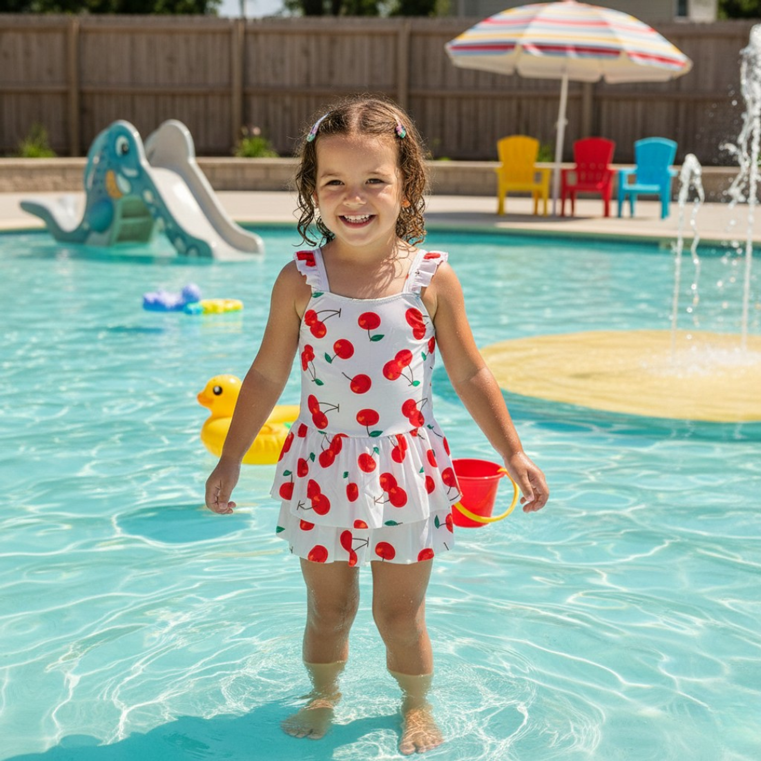 Traje de Baño para Niñas 1 Pieza 1