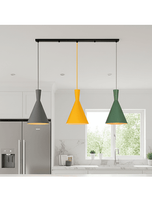 Lámpara Colgante de Colores  