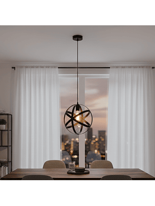 Lámpara Colgante Universo en Negro 