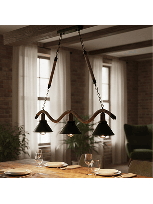 Lámpara Colgante E27*3