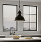 Lámpara Colgante Porta E27 Negro - Miniatura 1