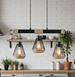Lámpara Colgante Porta E27*3 Cáñamo - Miniatura 5