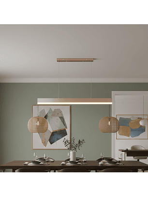 Lámpara Colgante LED Lineal para Comedor y Oficina