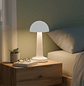 Lámpara de Mesa LED Recargable Hongo Blanco  - Miniatura 4