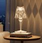 Lámpara de Mesa LED Inalámbrica Cristal Diamond Recargable USB - Miniatura 1