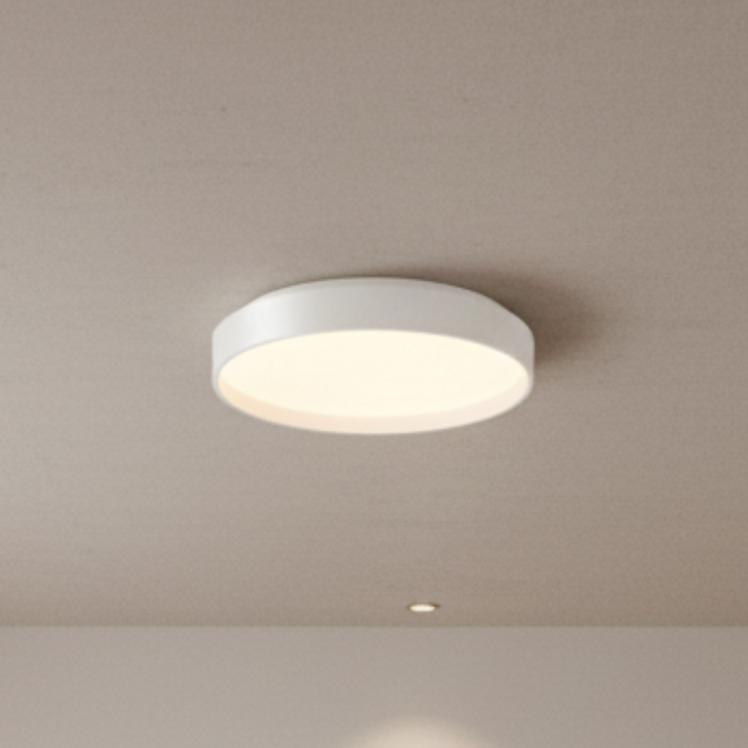 Lámpara Led Redondo 400mm Sobrepuesto Con Control Blanco 36w+36w 1