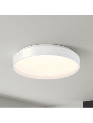 Lámpara Led Redondo 500mm Sobrepuesto Con Control Blanco 48w+48w 3000k