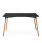 Mesa Rectangular Negra Estilo Nórdico 120x80 MDF - Miniatura 3