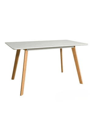 Mesa Tulip Rectangular Blanca 120cm