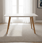 Mesa Tulip Rectangular Blanca 120cm - Miniatura 3