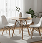 Mesa Eames Redonda de Madera 80 / 100 / 120 cm Diámetro - Miniatura 6