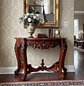 Mesa Lateral de Madera Montenegro Estilo Barroco - Miniatura 2