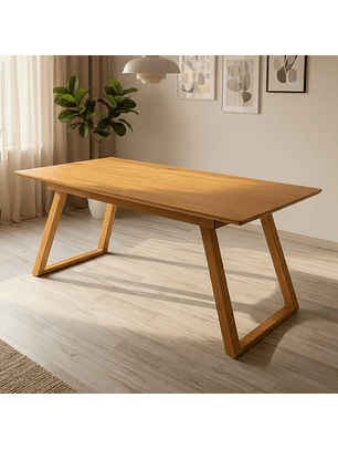 Mesa Expandible de Melamina Color Café