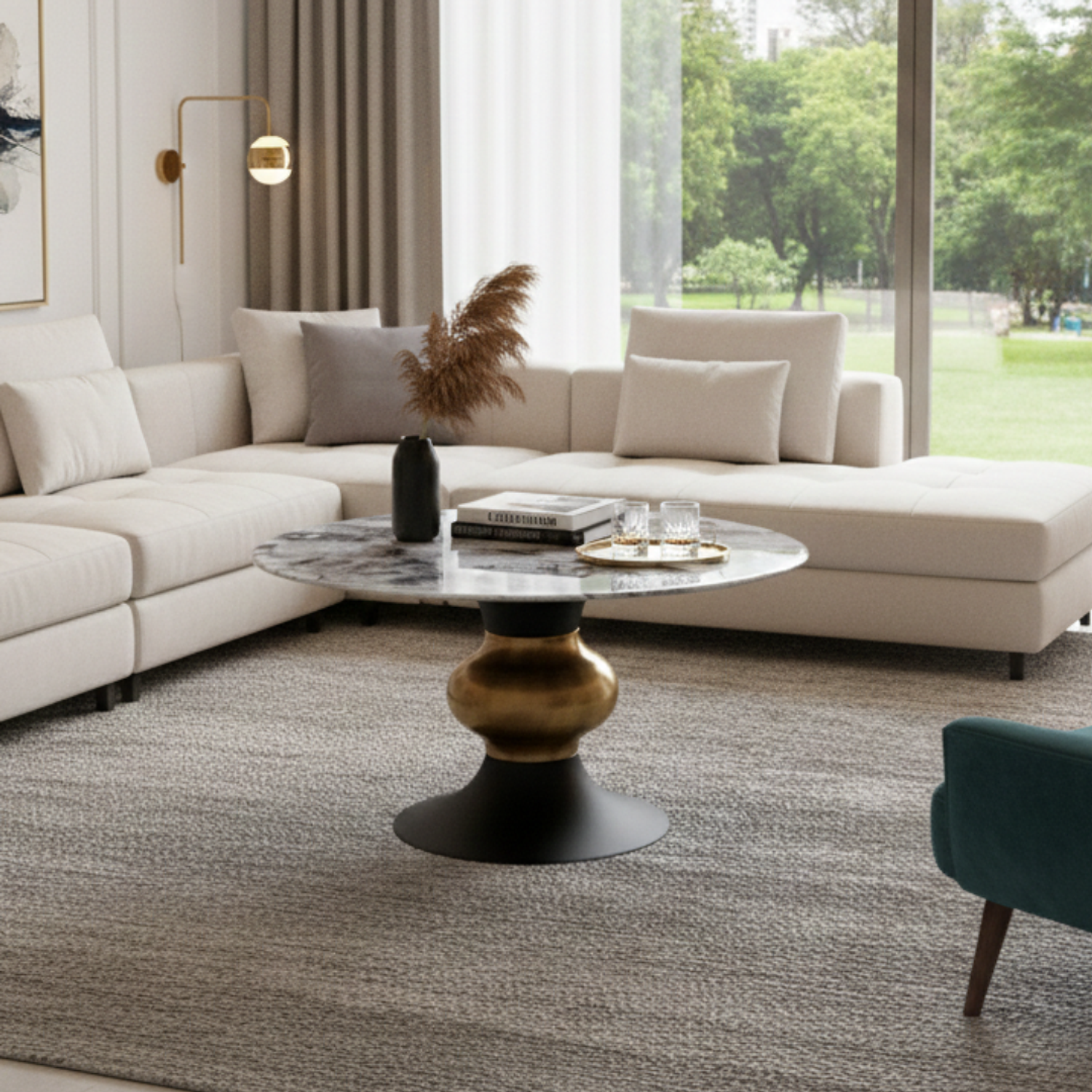 Mesa de Centro Moderna Irlanda 1