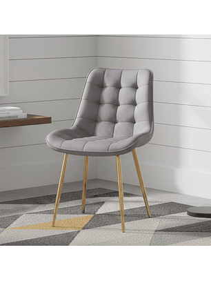 Silla Capitone Top Pata Dorada 