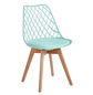 Silla Tulip Mesh con Patas de Madera y Cojín - Miniatura 6