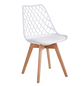 Silla Tulip Mesh con Patas de Madera y Cojín - Miniatura 4