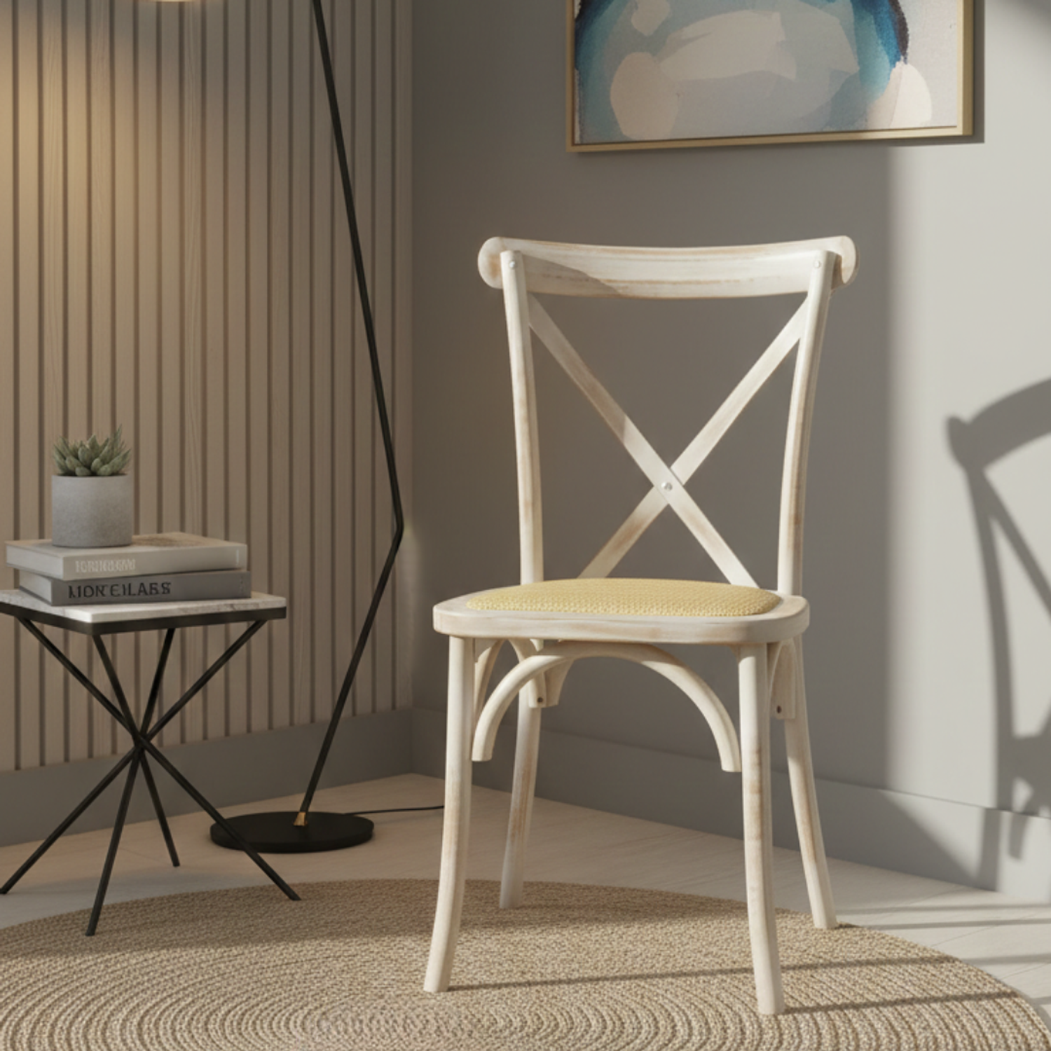 Silla Crossback Madera Antique 1