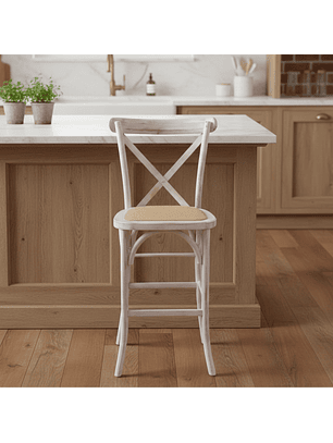 Taburete Bar Crossback Antique