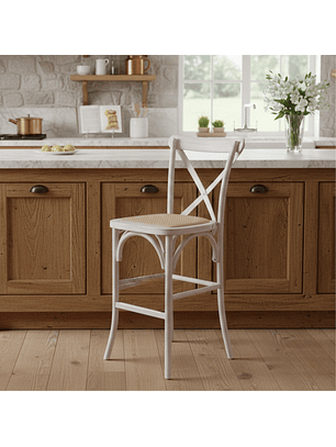Taburete Bar Crossback Antique